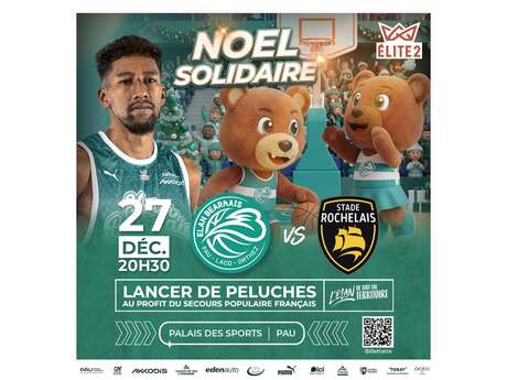 Basket ProB: Elan Béarnais Pau Lacq Orthez Vs Stade Rochelais