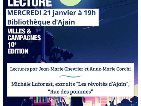 Les nuits de la lecture : "Les Patrimoines"