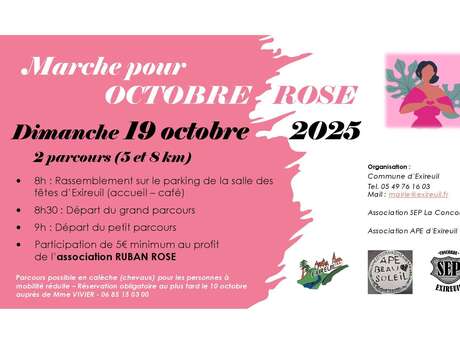 Marche pour Octobre Rose