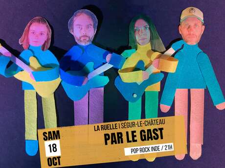 Concert PAR LE GAST et soirée tatouage avec IZE NOT DEAD