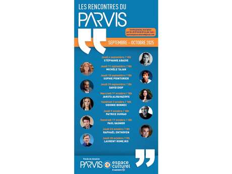 Les rencontres du Parvis Septembre-Octobre