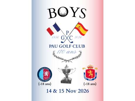 Pau Golf Club - 45° Rencontre France – Espagne « BOYS » (-18 ans)