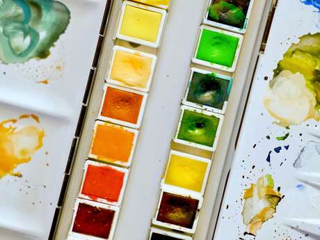 Atelier aquarelles végétales (7 ans et plus)