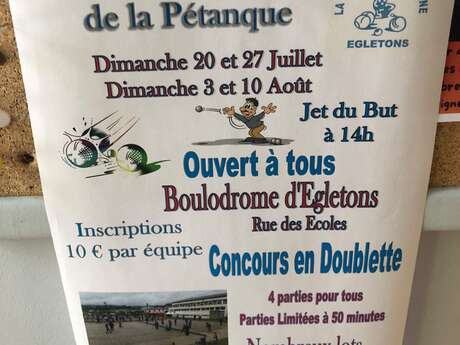 Les dimanches d'été de la pétanque