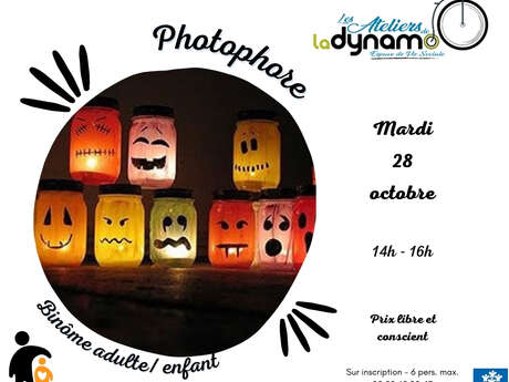 Atelier création phophore d’halloween
