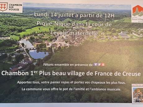 Pique-Nique "Chambon 1er Plus beau village de France de Creuse"