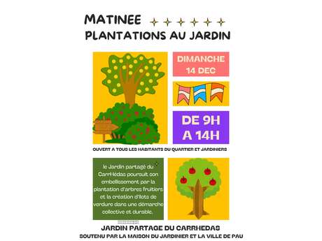 Plantations au jardin !