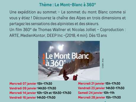 Réalité Virtuelle Le Mont Blanc en 360°