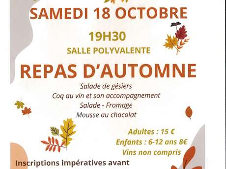 Repas d'automne à Lupersat