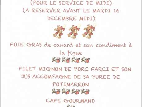Repas de Noël au Grand Café