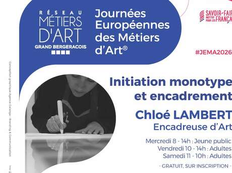 JEMA | Initiation Jeune Public au Monotype et encadrement