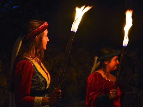 Visite nocturne animée au Château de Lastours