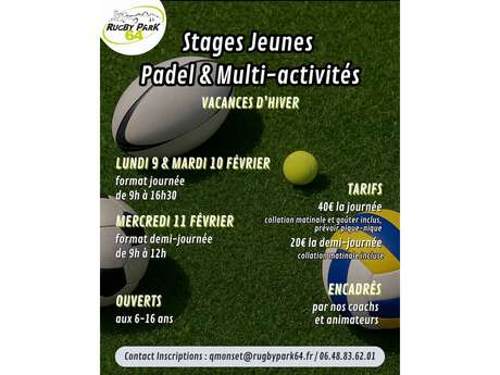 Stage padel & multi-activité