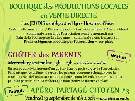 Pépi'Nonière : Boutique des productions locales