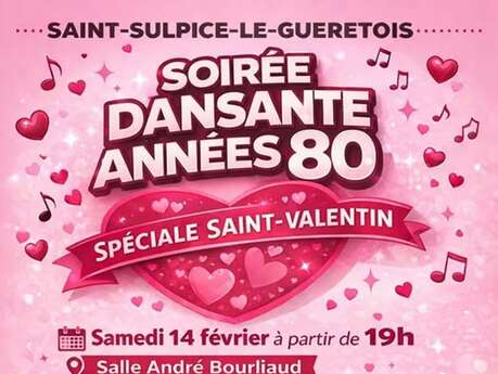Soirée années 80, spéciale Saint-Valentin