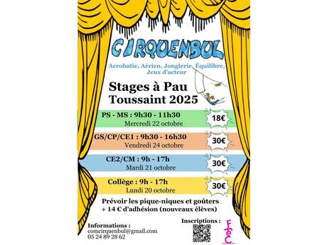 Stage cirquenbul