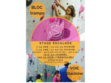 Stage vacances Escalade