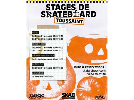 SKAB school - Stage skateboard intensif