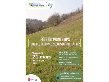 Fête du printemps - Sur les pelouses sèches de Roc-Latapy
