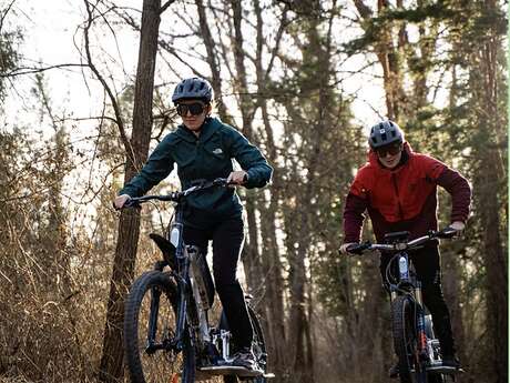Balade accompagnée en trottinette électrique tout-terrain