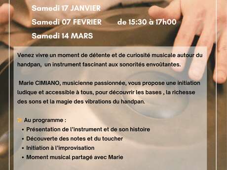Découverte et Initiation du Handpan