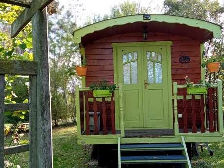 UNUSUAL ACCOMMODATION, GYPSY CARAVANS AT CHAUVET FARM