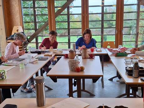 Cours de dessin et aquarelle proposé par l'association TETICAP