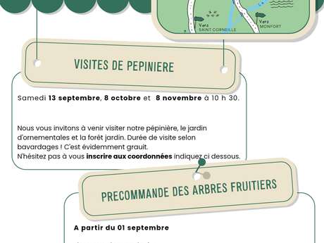 Visites de la pépinière - Pépins et Brindilles