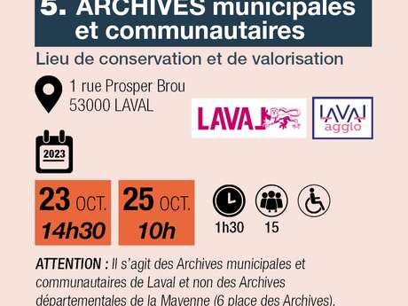 ARCHIVES MUNICIPALES ET COMMUNAUTAIRES