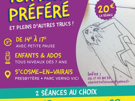 Atelier "Apprends à dessiner ton héros préféré"