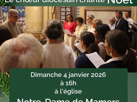 Le choeur diocésain chante Noël