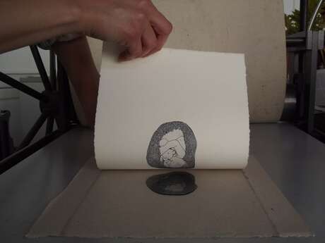 Initiation à la gravure à l'atelier 2bis