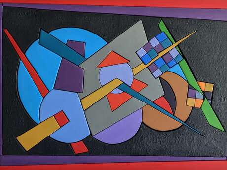 Exposition tableaux en bois par Fabrice Deshayes