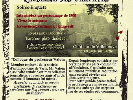 Soirée-Enquête "l'Auberge des Carpates"