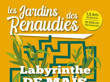 Labyrinthe de maïs aux Jardins des Renaudies