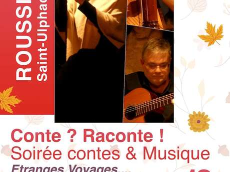 Soirée Contes et Musique "Conte? Raconte!"