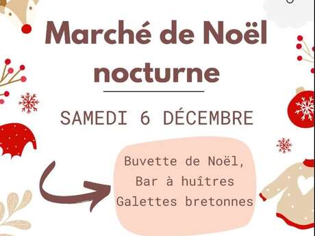 Marché de Noël nocturne