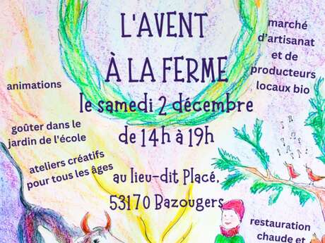 MARCHÉ DE L'AVENT À LA FERME