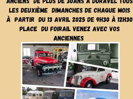 Exposition de voitures anciennes à Duravel