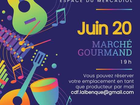 Fête de la musique et marché gourmand à Lalbenque