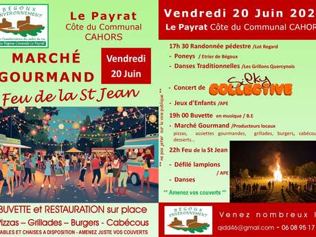 Marché gourmand et Feu de la Saint-Jean