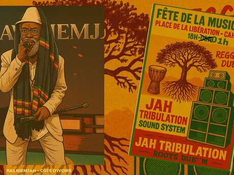 Fête de la Musique place de la Libération: Jah Tribulation feat. Ras Niemjah