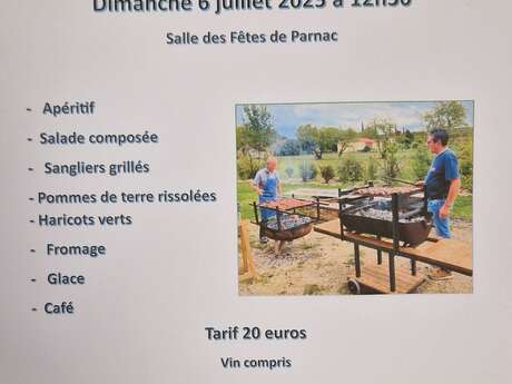 Repas des chasseurs à Parnac