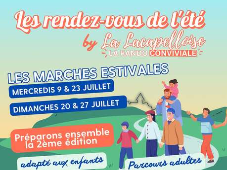 Les marches estivales de la Lacapelloise