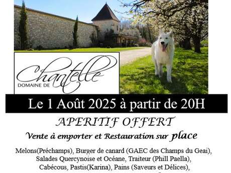 Marché gourmand au domaine de Chantelle