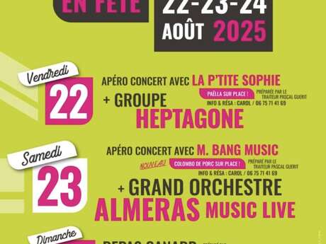 Fête Votive, "Les Estivales" à Gigouzac