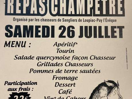 Repas champêtre aux Vitarelles