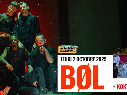 Concert aux Docks : BØL + Kokyages