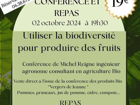 Conférence et repas au Colibri