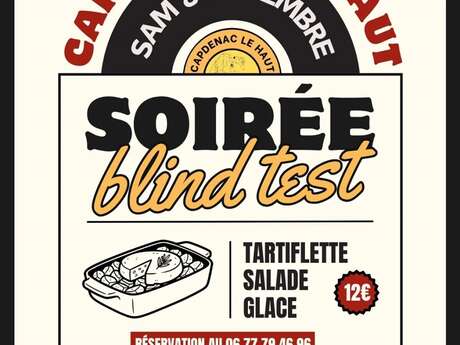 Soirée blind test à Capdenac-le-Haut